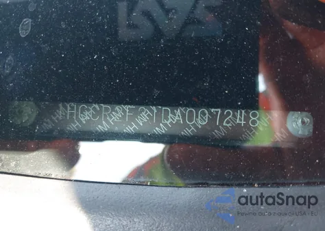 2013 Honda Accord Lx z USA, uszkodzony, nr VIN 1HGCR2F31DA007248